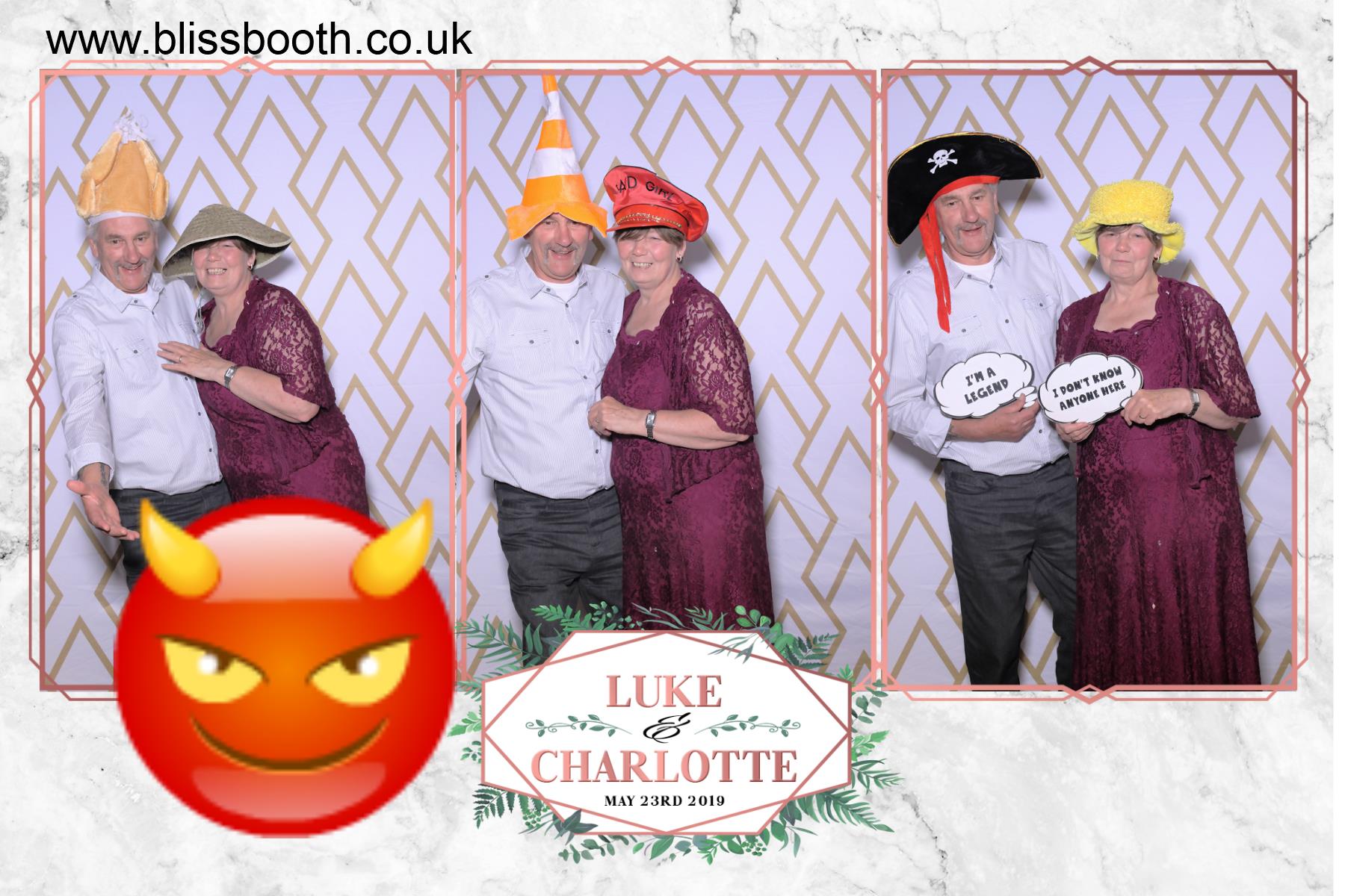 Luke and Charlotte | View more photos from the event at gallery.blissbooth.co.uk/u/BlissBooth/Luke-and-Charlotte